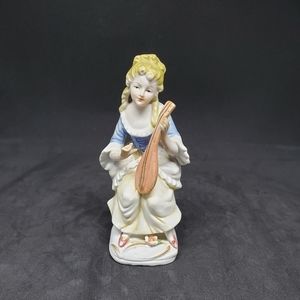 Vintage Napcoware Lady Playing A Lute  #C-6317